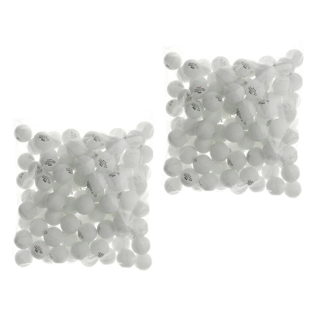 3 Star 40mm Training Table Tennis Balls (white, 100)