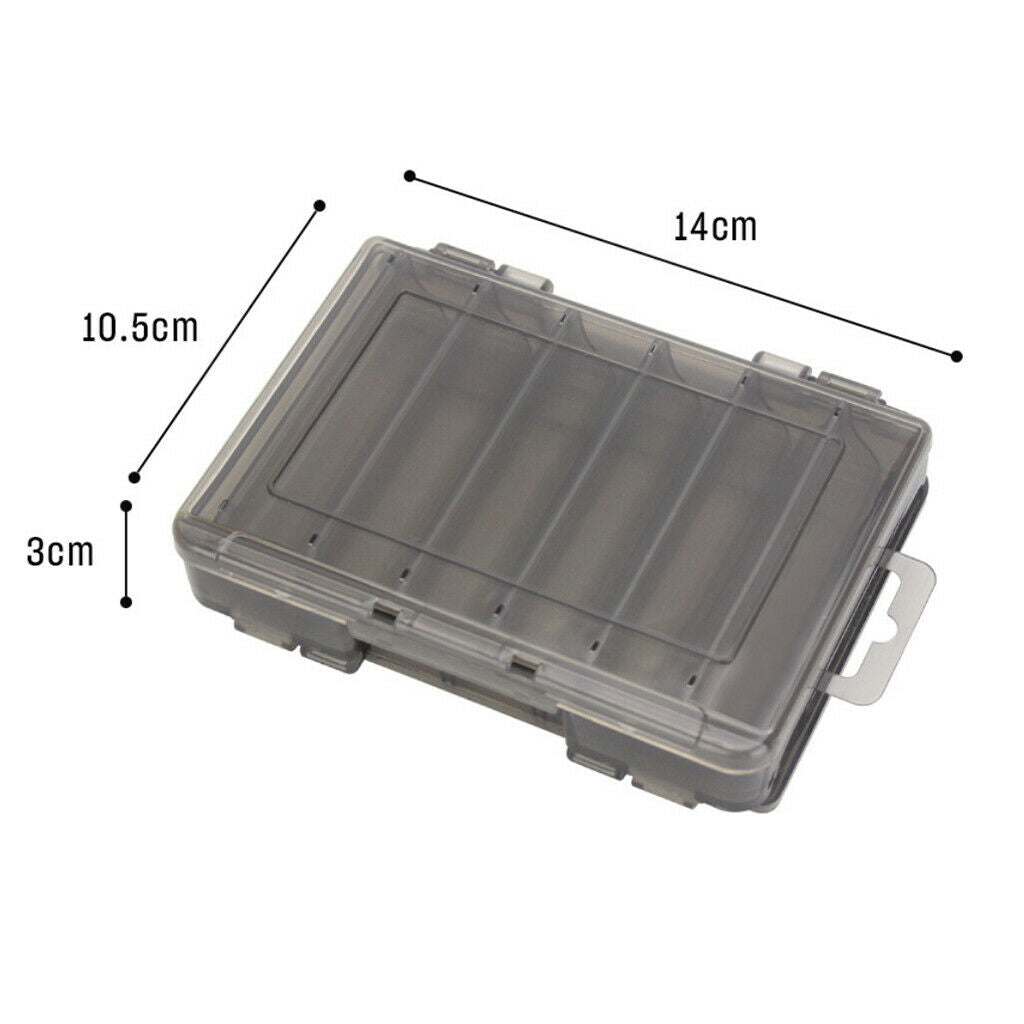2Set 2 Sided Squid Jigs Lure Box Two-sided Tackle Box Fishing Hook Holder