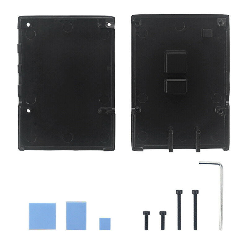 For GeeekPi Raspberry Pi 4 CNC Aluminum Case with Fan Heatsinks for Pi 4B;S*JDF