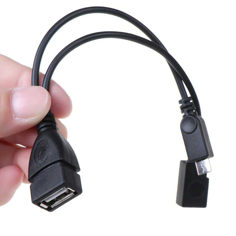 2 in1 Micro USB Male to Female to USB 2.0 Power Charging OTG Adapter Cable gDEAU