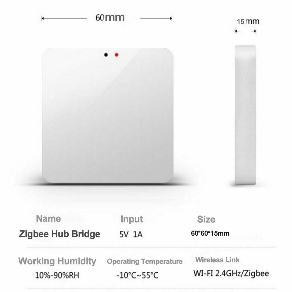 Tuya Zigbee Bridge Smart Home Zigbee Gateway Hub Remote Control Zigbee Devices