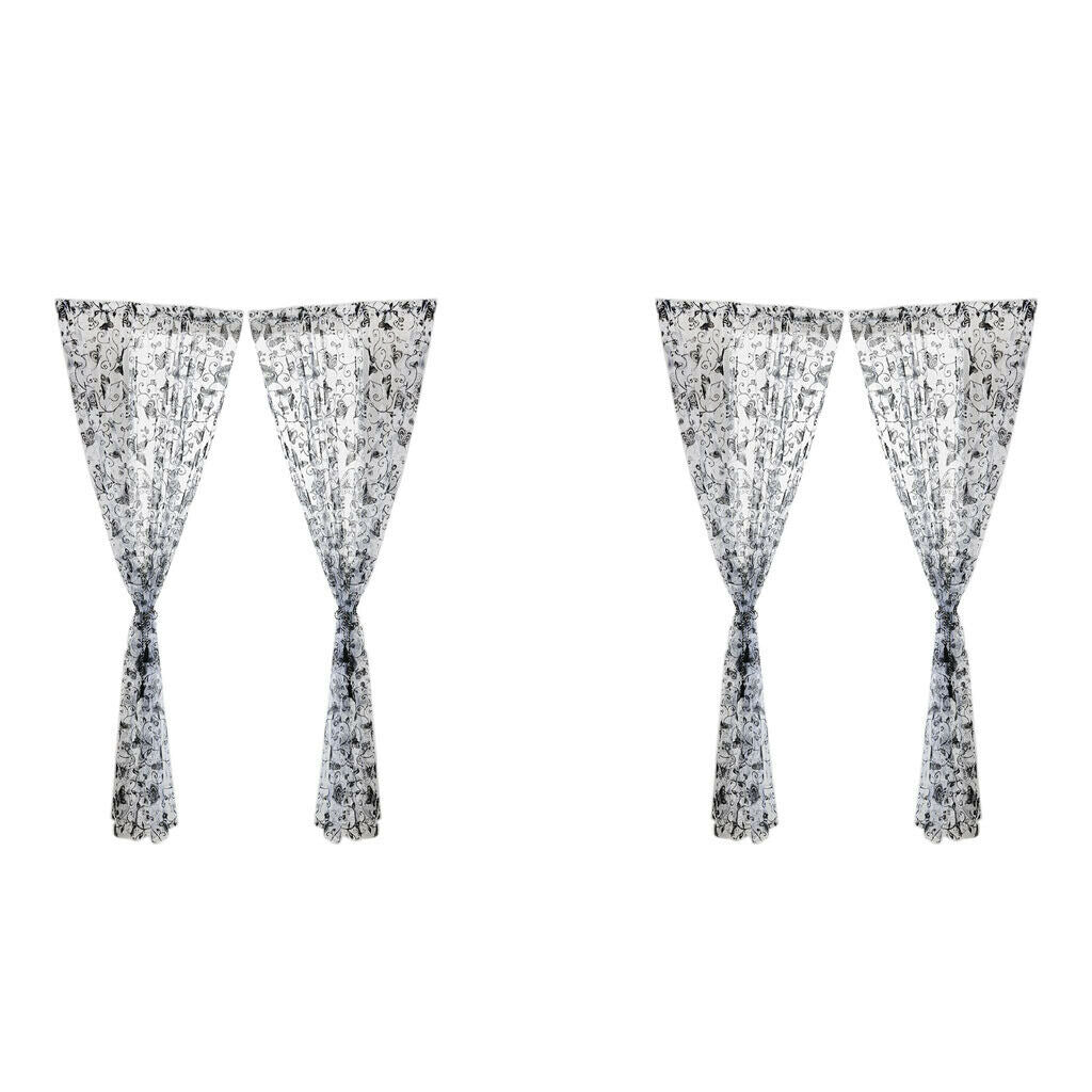 100 * 200cm Butterfly Window Veil Of