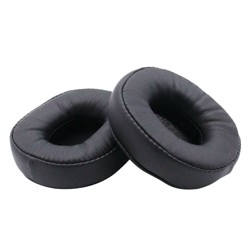Prettyia Soft Ear Pads Cushions for Audio Technica  SR5 SR5BT Black
