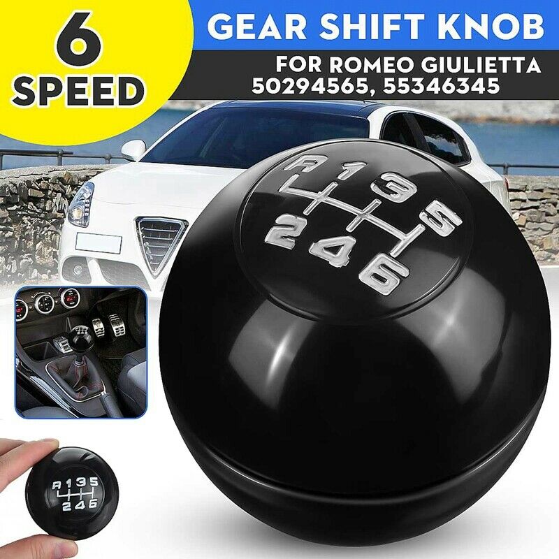 6 Speed Gear Shift Knob Shifter Lever Handball for Alfa Romeo  2010-on 50294A9X1