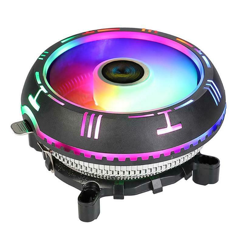 RGB LED Case Fan,Quiet Edition High Airflow Color LED Case Fan Chassis Radiator