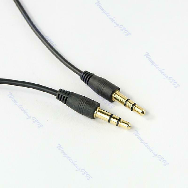 3.5mm Jack Audio Coiled Male to Male M/M Plug Stereo Extension Cable