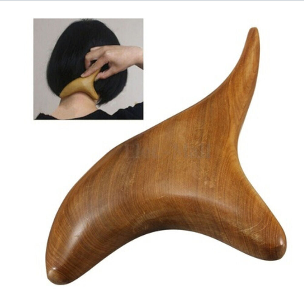 Body Trigeminal Massage Wood Massager Reflexology Wooden SPA  Tool B..l8