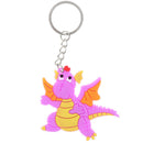 6x Cartoon Dinosaur Keychain Pendant Keyring Dinosaur Party Decor Kids Gifts Lt
