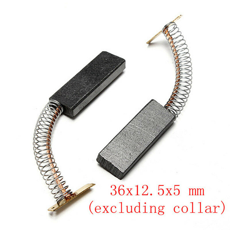 2PCS Washing Machine Carbon Brushes for NEFF SIEMENS 36x12.5x5 mm(1 PAIR).l8