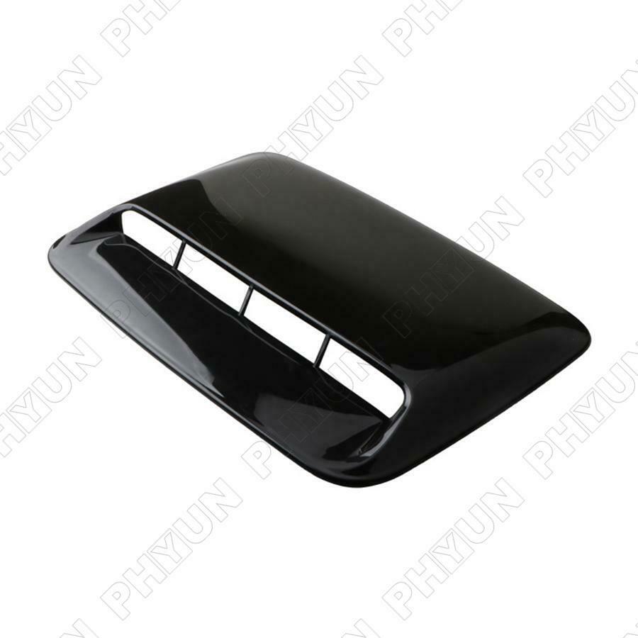 Universal Car SUV Hood Scoop Air Intake Vent Bonnet Decorative Cover Gloss Black