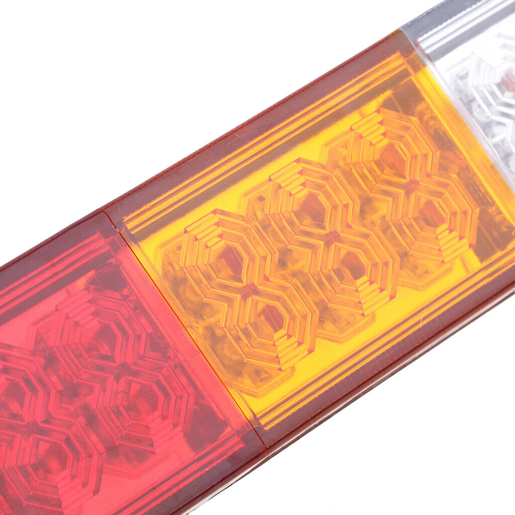 3 Colors 12V Car Rear Tail Lights Brake Stop Indicator Trailer Truck