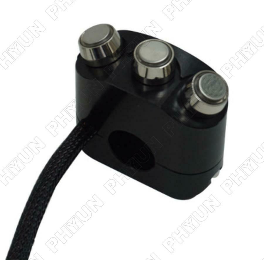 Universal Motorcycle Handlebar Control Switch Headlight Spotlight Start Button