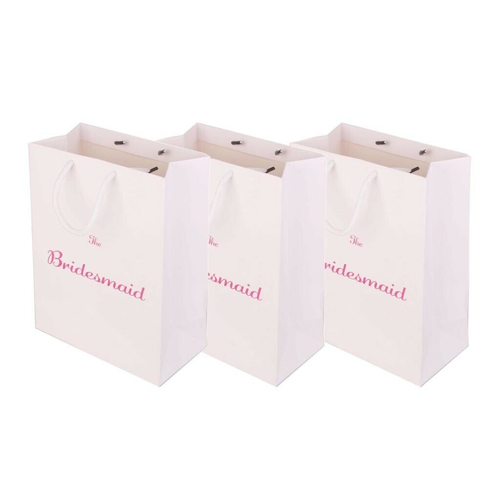 Paper Gift Bags Bulk with Handles for Shopping, Packaging, Retail, Party, Craft,