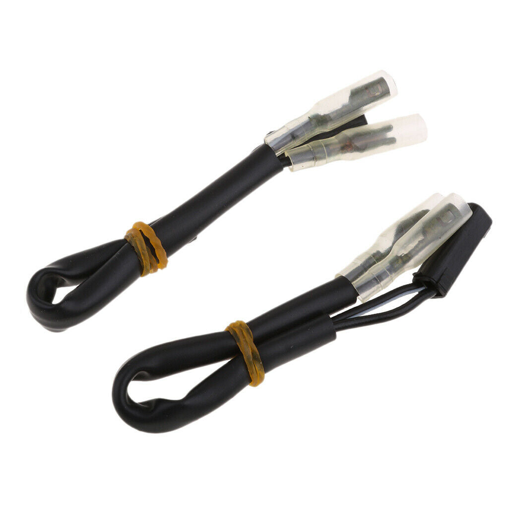 Pair Turn Signal Wire Adapter Plug for for Suzuki GSX 6GSXR 600 750 1300R