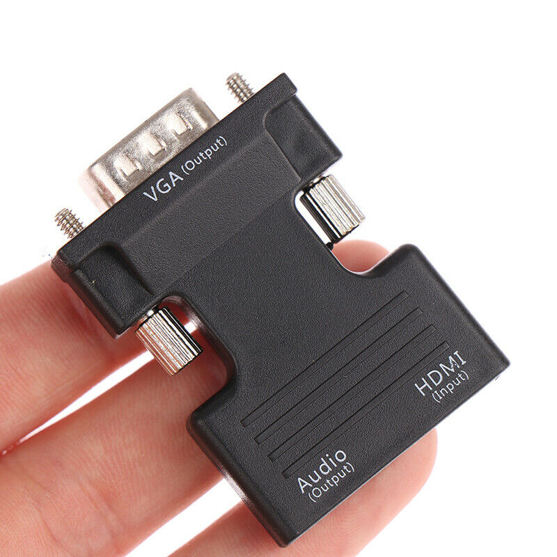 VGA Cable Female HDMI to Male VGA Converter Digital Audio Cable Video Conver DF