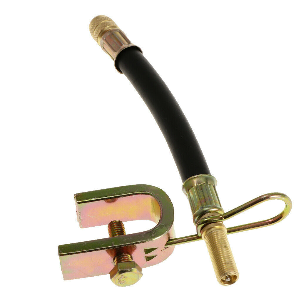 Wheel Tyre Valve Extension Flexible Type 140mm with Clip