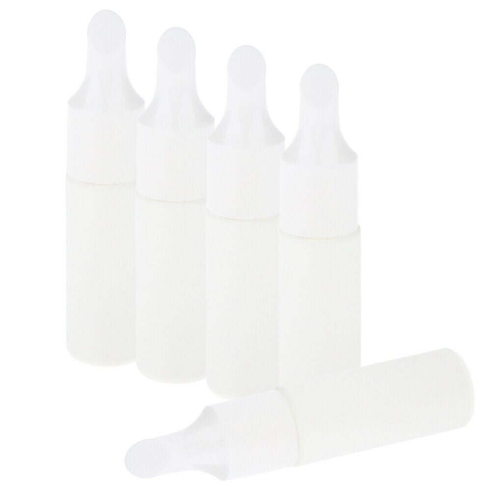 5 Pieces Soft Material Cosmetic Tattoo Color Squeeze Sample Bottle 10ML