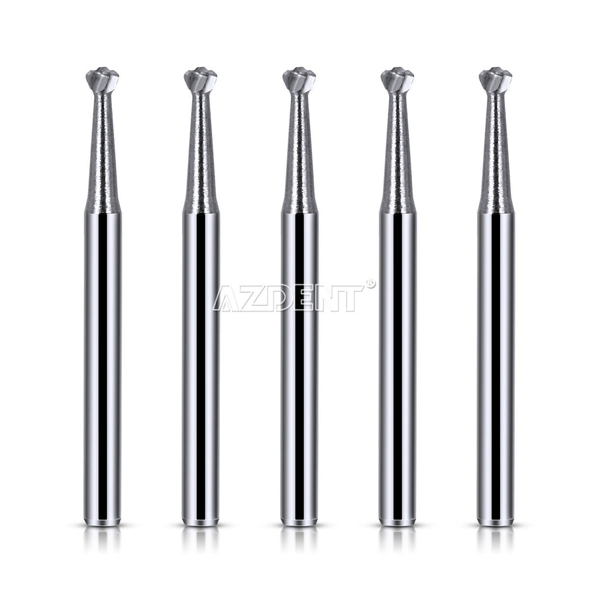 10X Dental Steel Tungsten Carbide Burs FG 4 for High Speed Handpiece Round type
