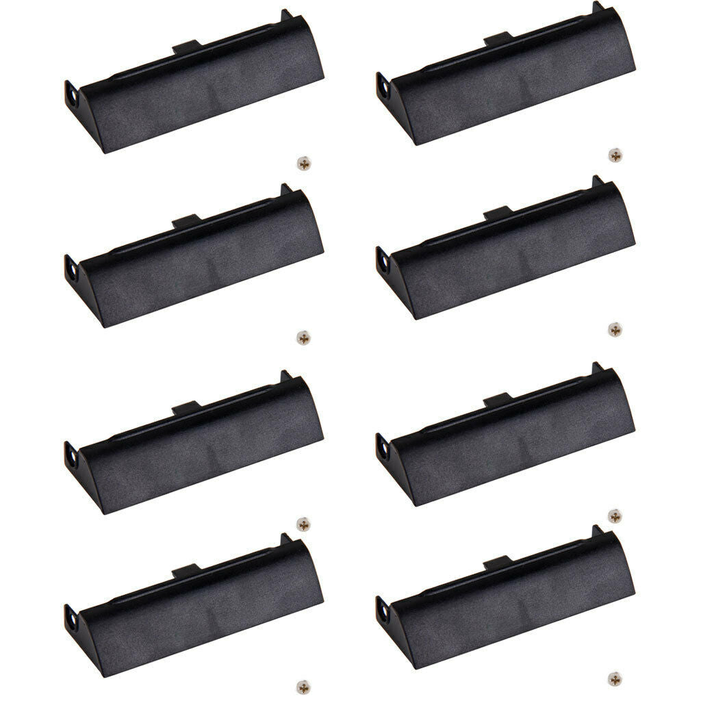 8 Pieces New Black Hard Drive HDD Caddy Housing Bezel for  Latitude E6320