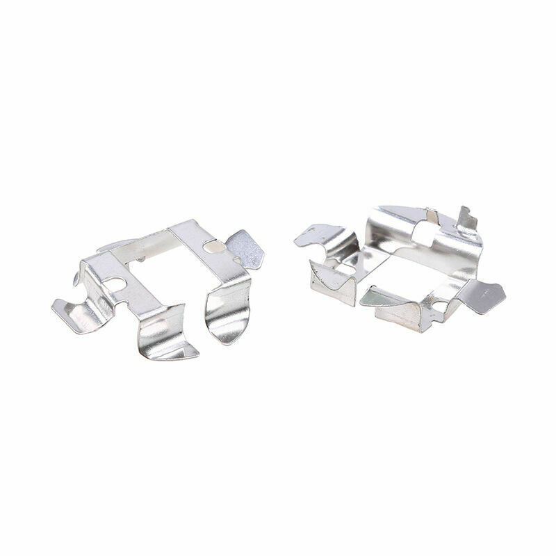 2X Sliver H7 HID Bulb Socket Holder Adapter Base Retainer Clips for Audi A6