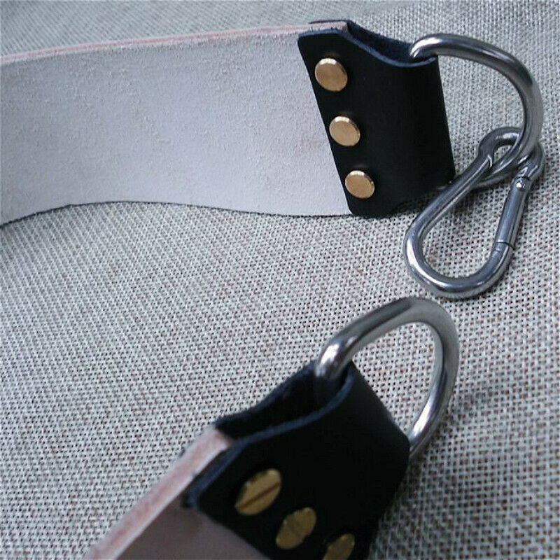 Real Leather Cowhide Sharpening Strop Shaving Razor Accessory Cut Barber Props