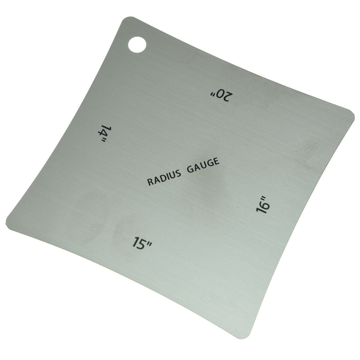 Stainless Steel Smooth Guitar Fingerboard Fretboard Radius Gauge Measuring Tool