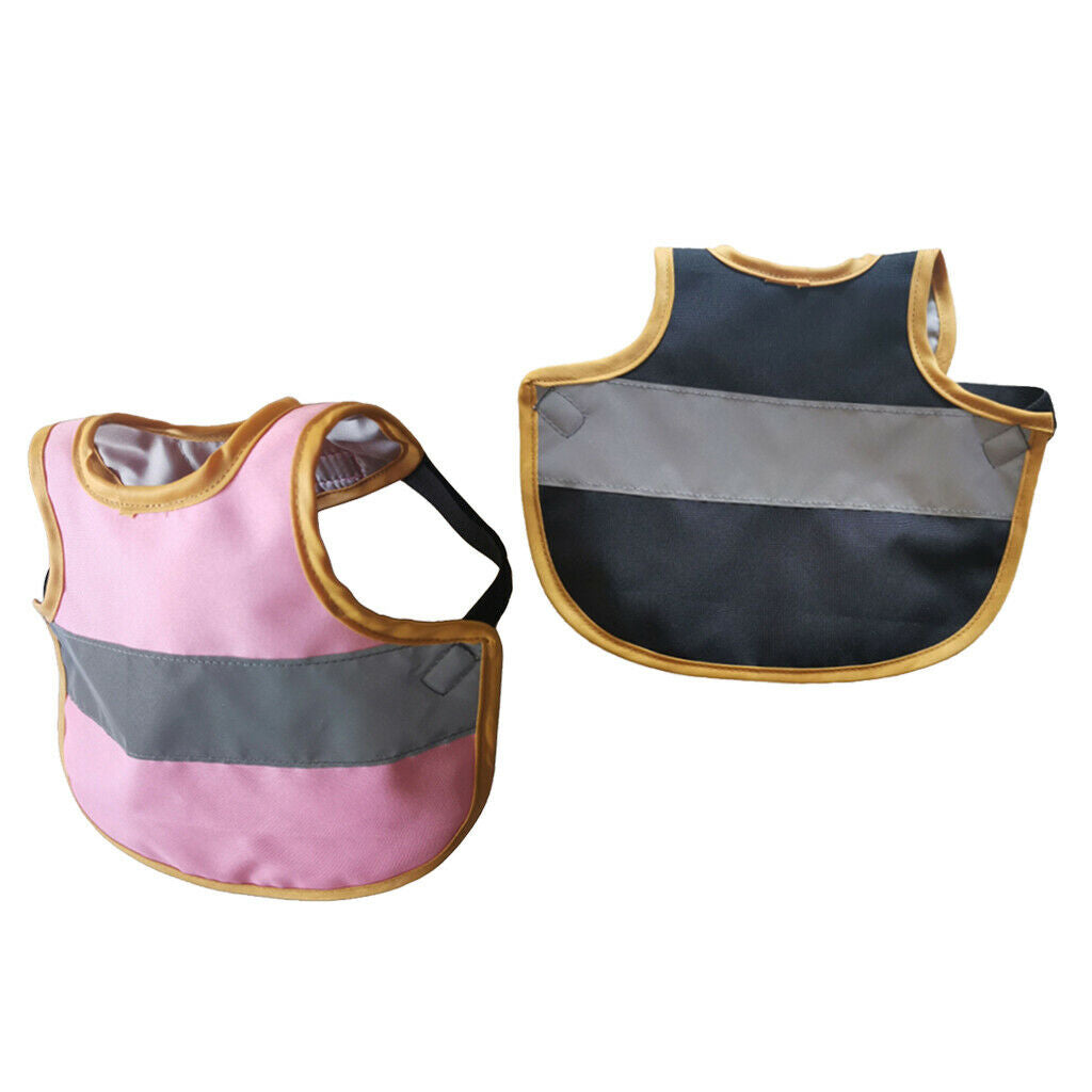 2 Pieces Breathable Pet Vest Chicken Poultry Saddle For Poultry Duck Goose