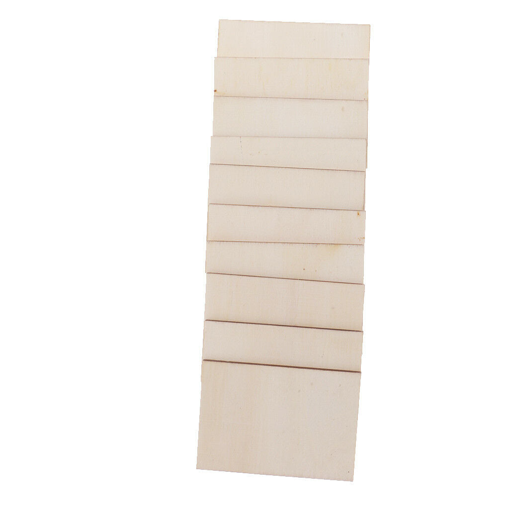 20 Poplar Wood Blank Shapes 70x49mm Wood Plaque Sign Pyrography DIY Material