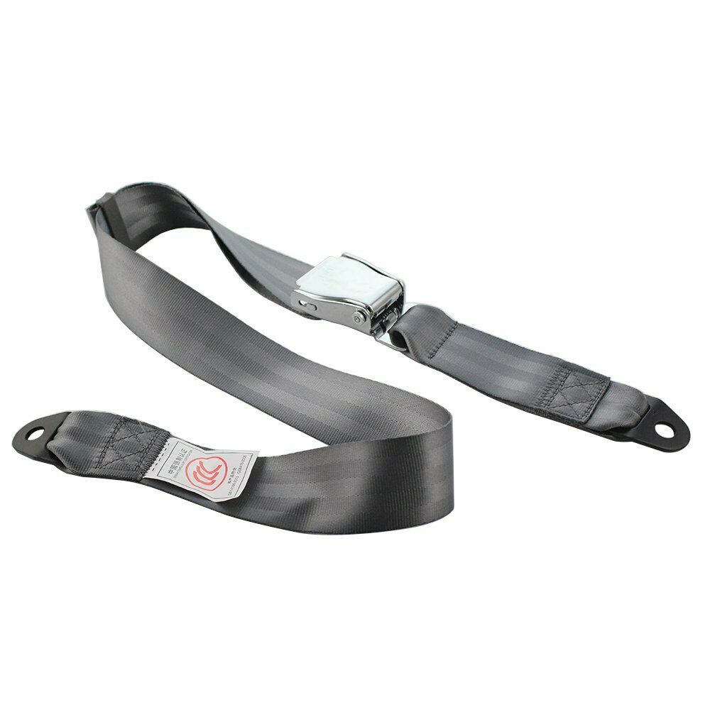 1Set 2 Point Harness Universal Auto Car Safety Belt Seat Belt Grey Fits HXXda