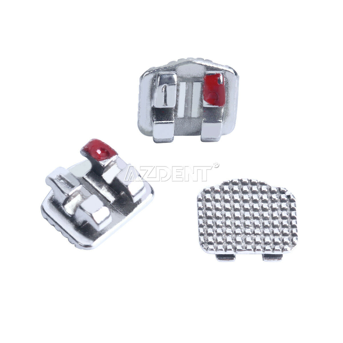 400pcs Dental Ortho Metal Brackets Braces Mini Roth 018 Hooks 3 4 5 Monoblock