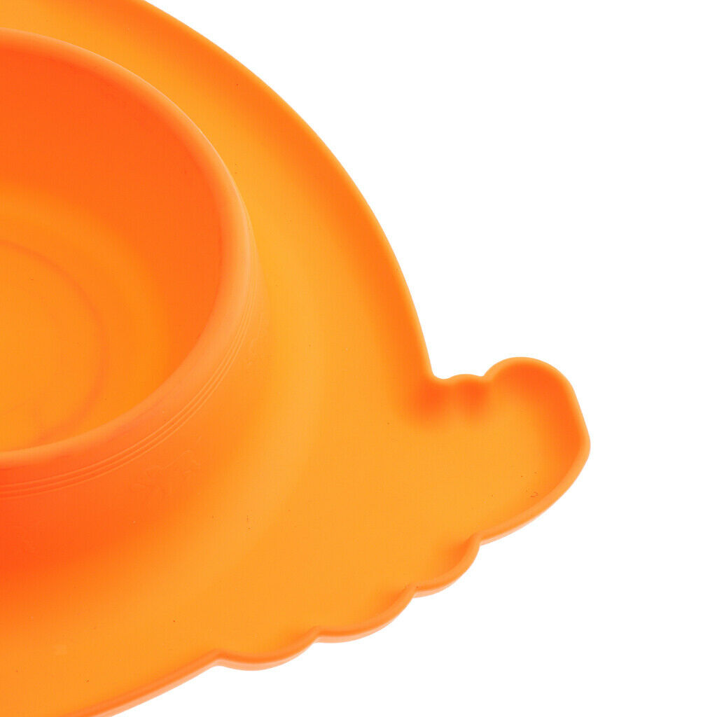 Pet Feeding Double Dog Bowl Stainless Steel Water and Food Bowls  Orange