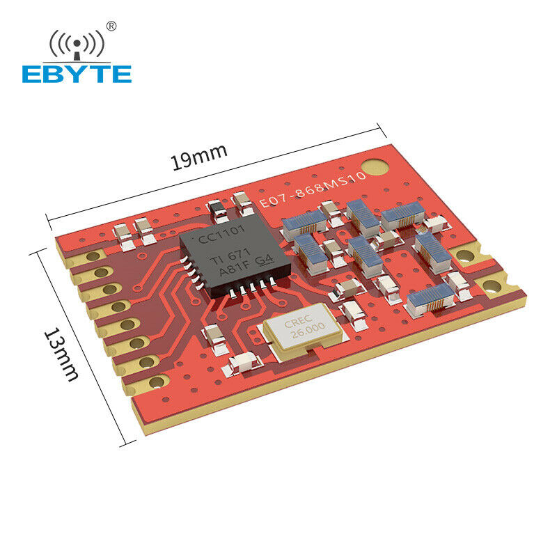Ebyte CC1101 Industrial grade SPI 1.2km 10dBm SPI Rf Amplifier Module Ask 915