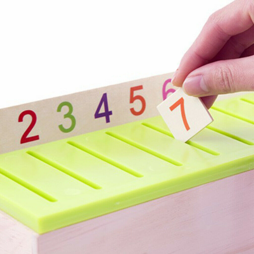 Infant Kids Matching Grouping Montessori Toys Number Patterns 8 Catagories
