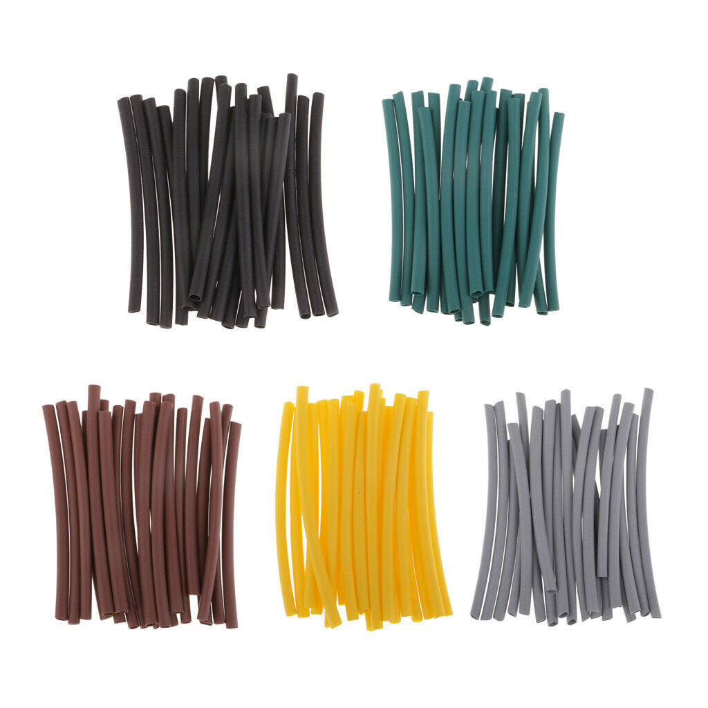 3X 20pcs Heat Shrink Tube, Ronnie Rigs Sleeves, Carp Rig Making Tubing Black