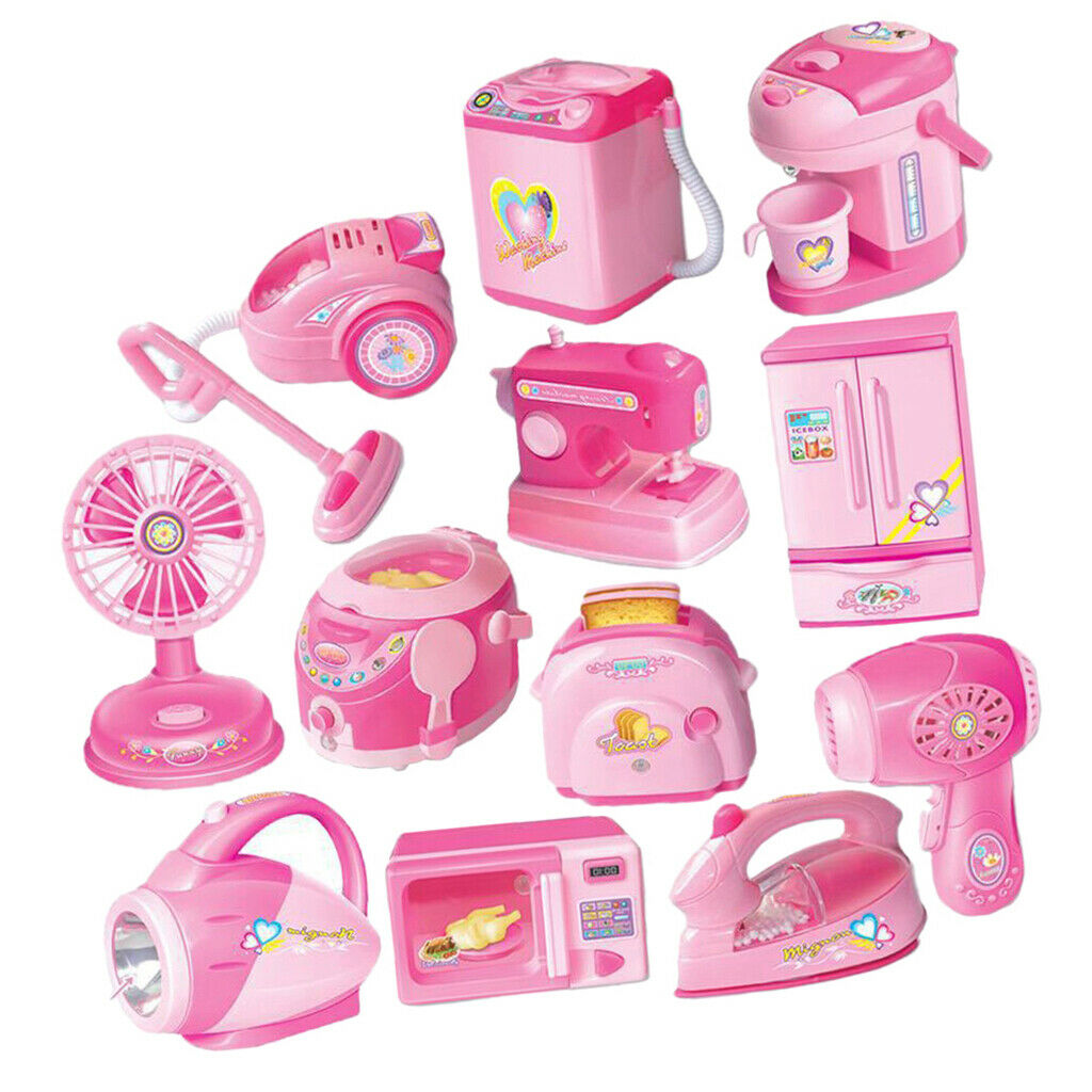 Play Kitchen Pretend Play Toys Assorted, Kid Kitchen Toys Household Appliances
