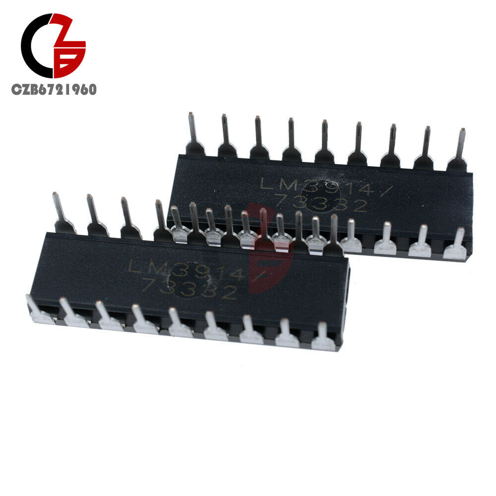 10Pcs LM3916N-1 LM3916N-1/NOPB LED Display Driver IC NSC DIP-18 LM3916N-1