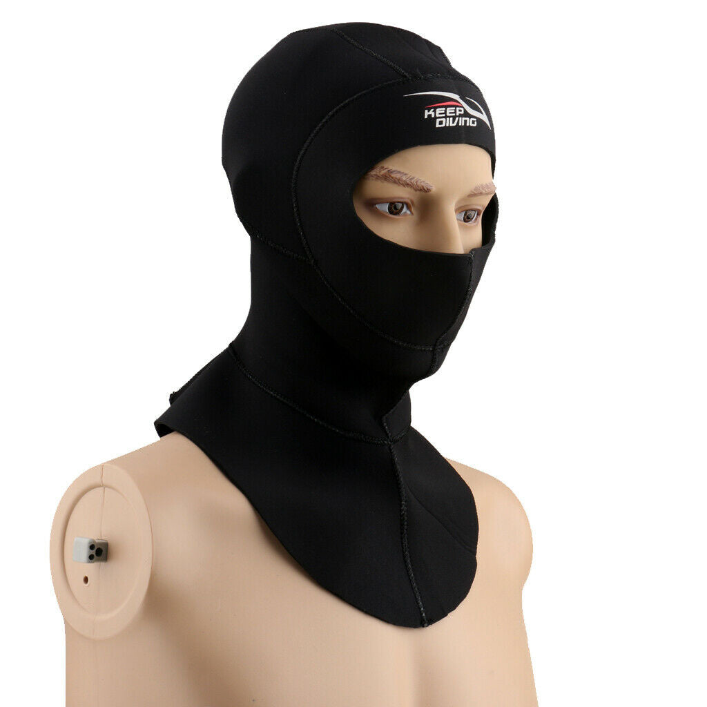 3mm Neoprene Warm Scuba Snorkeling Wetsuit Hood   Diver Hat Diving Hood S