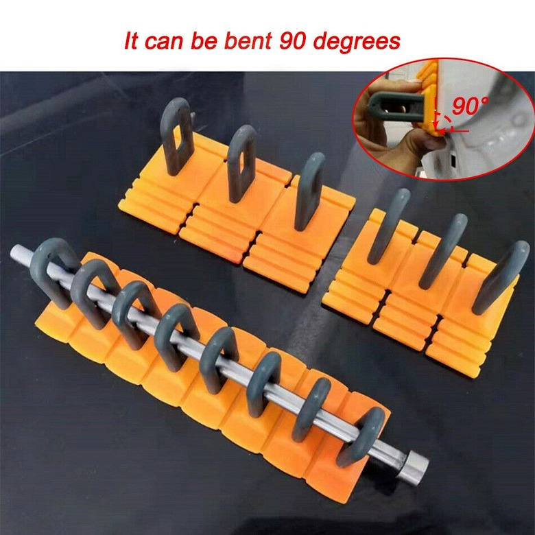 Yellow Color Glue Tabs, Auto Body Kits, Paintless Dent Repair Tools, Glue Tabs