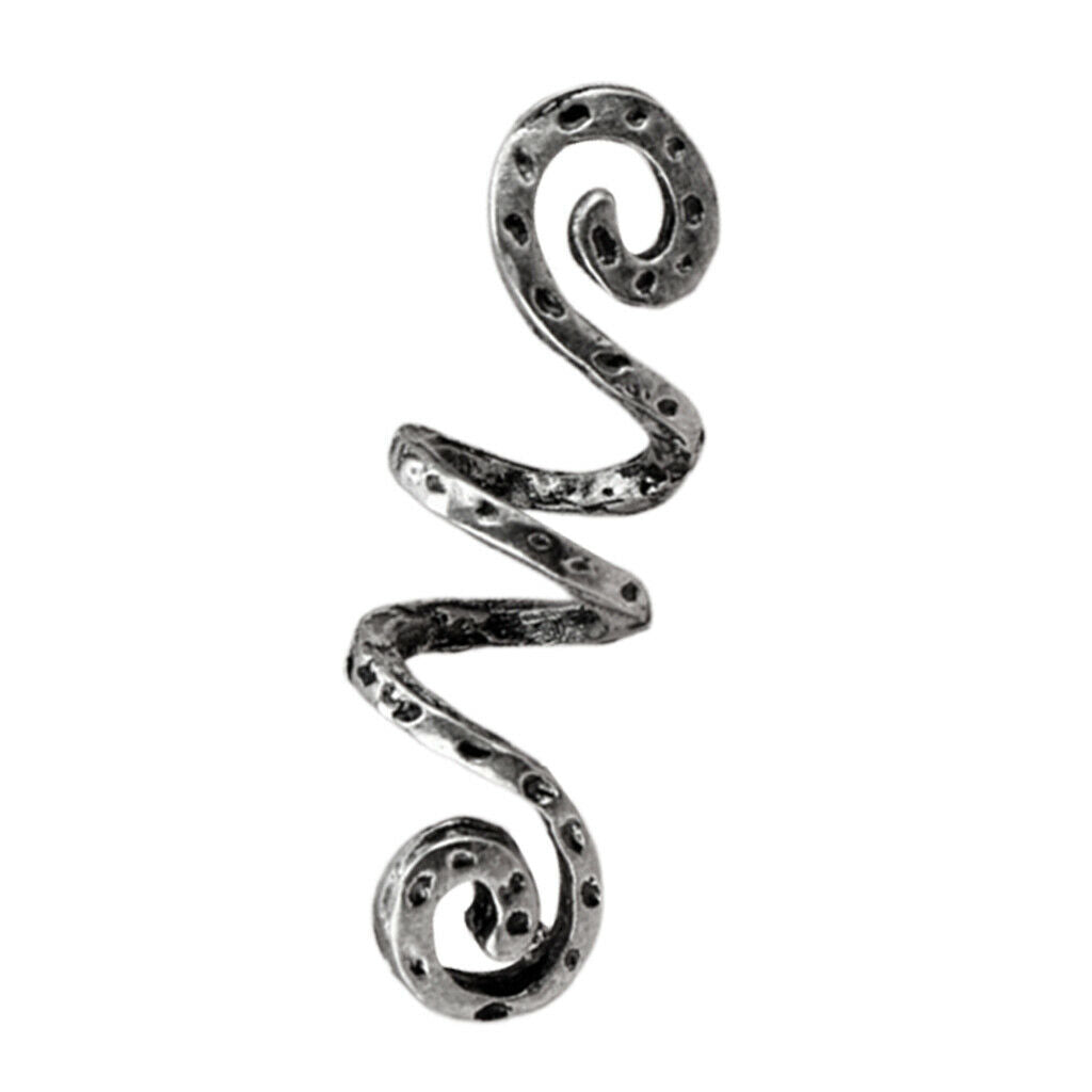Lady Spiral Hairpin Women Silvery Aieral Style Stage Show Hair Jewelry 3.5vm