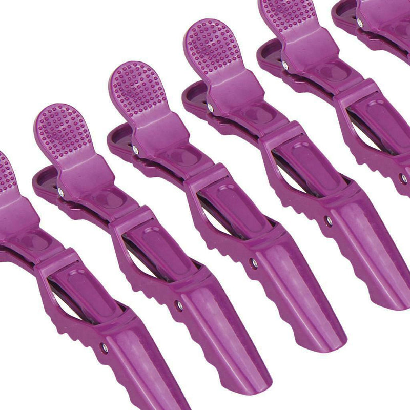6PCS Makeup Hair Styling Clips Thick Hair Cutting Alligator Clips Barrettes