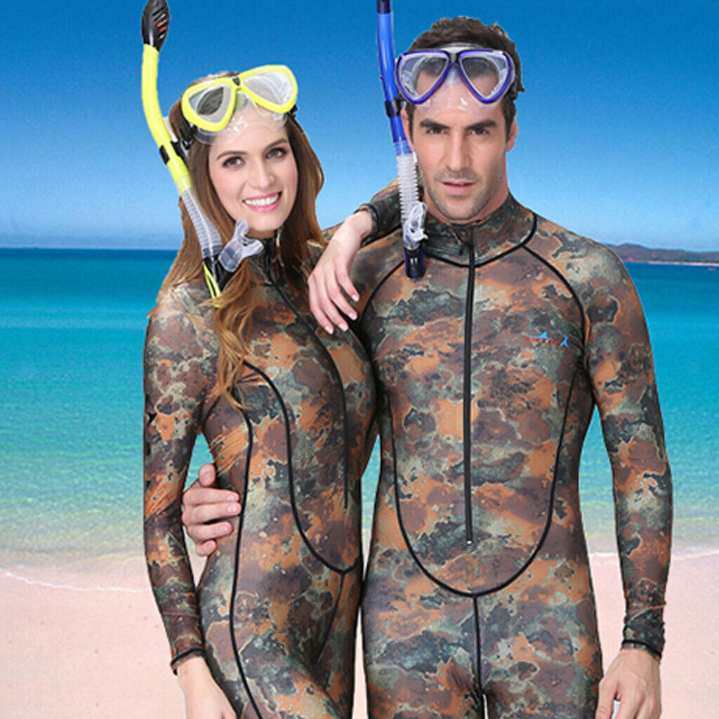 Snorkeling Wetsuit Diving Quick Dry Against UV Camouflage