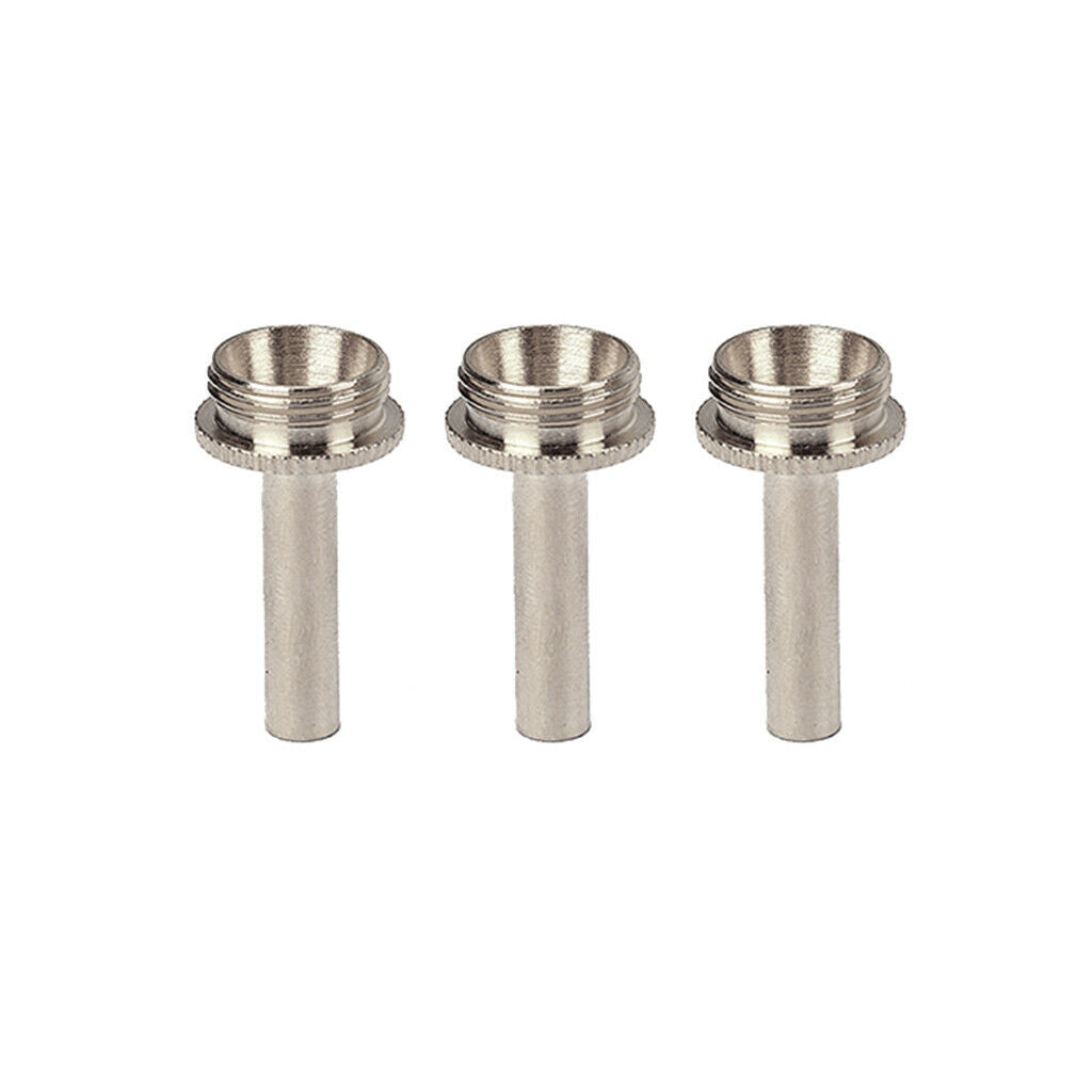 3x Metal Trumpet Connecting Rod Valve Key Screw Brass Instrument Parts