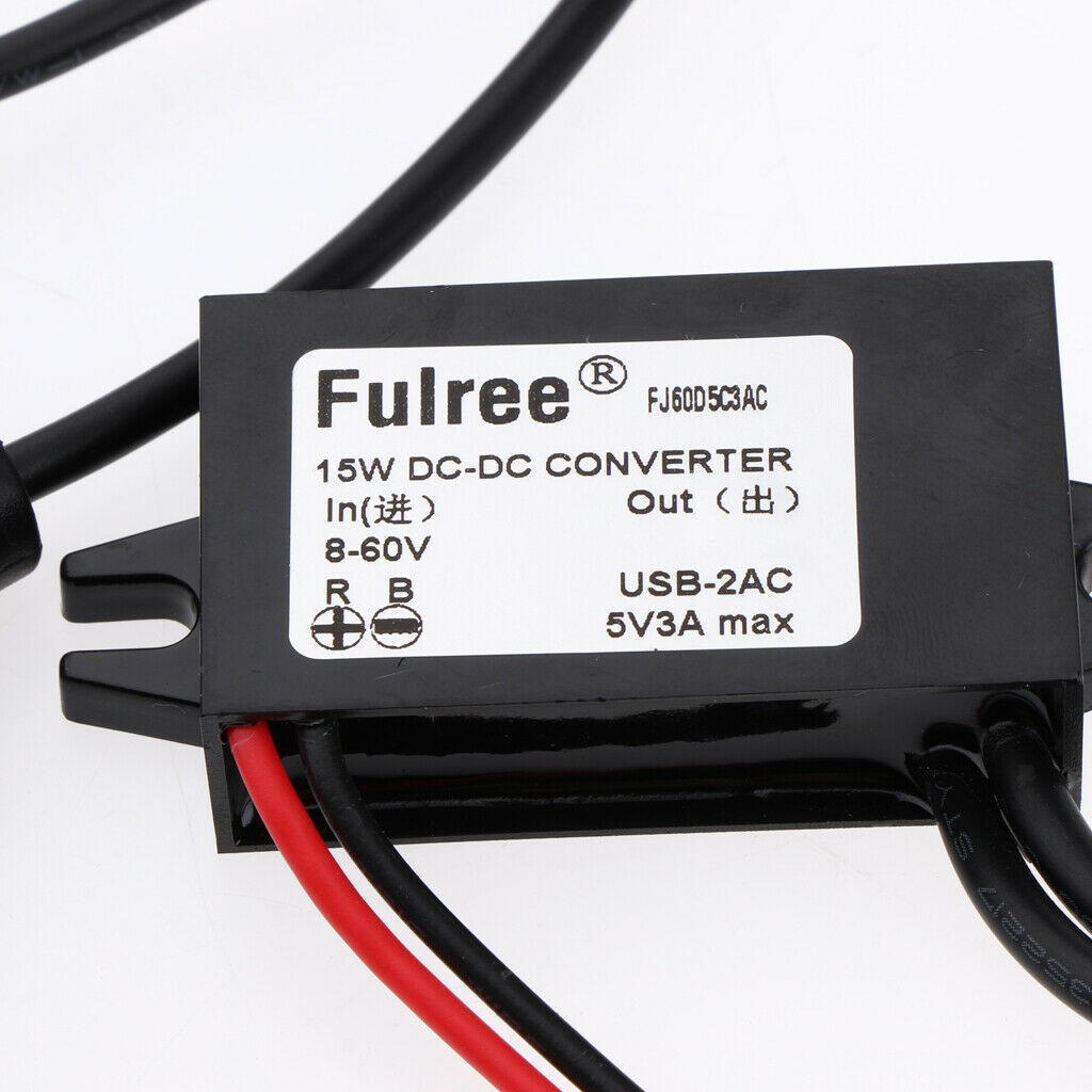 DC-DC Voltage Converter Regulator Power  Module From DC 8-60V to DC 5V 3A 15W