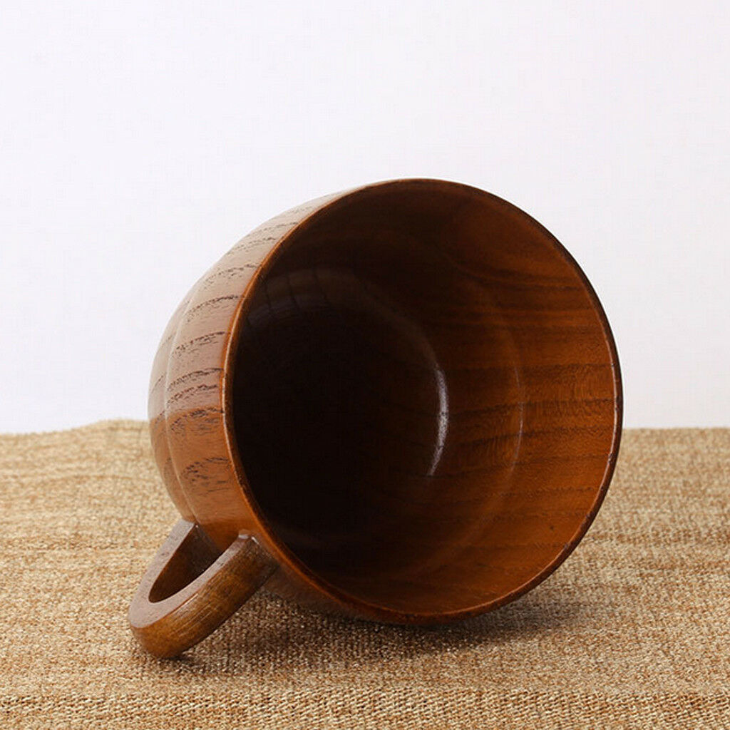 Wood Mug Beer Cup Beer Tankard Handmade Tea Cup Handcrafted Mug 7cm Brown
