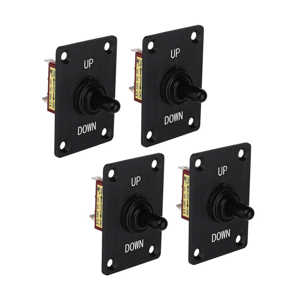 4pcs Boat Toggle Switch Momentary On/Off Up/Down Trim Tab Panel Breaker