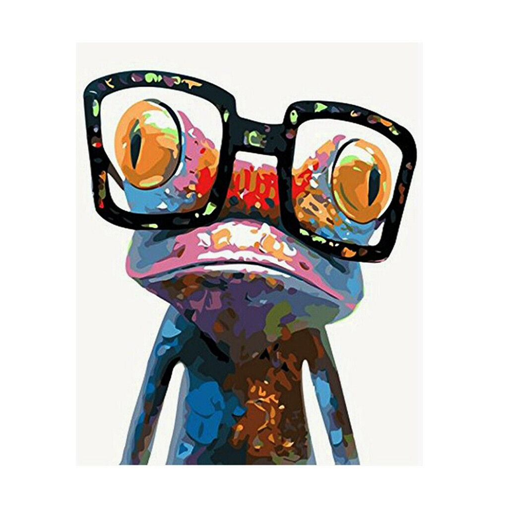 Cool Frog DIY Full Drill 5D Diamond Painting Kit Embroidery Cross Stitch Art
