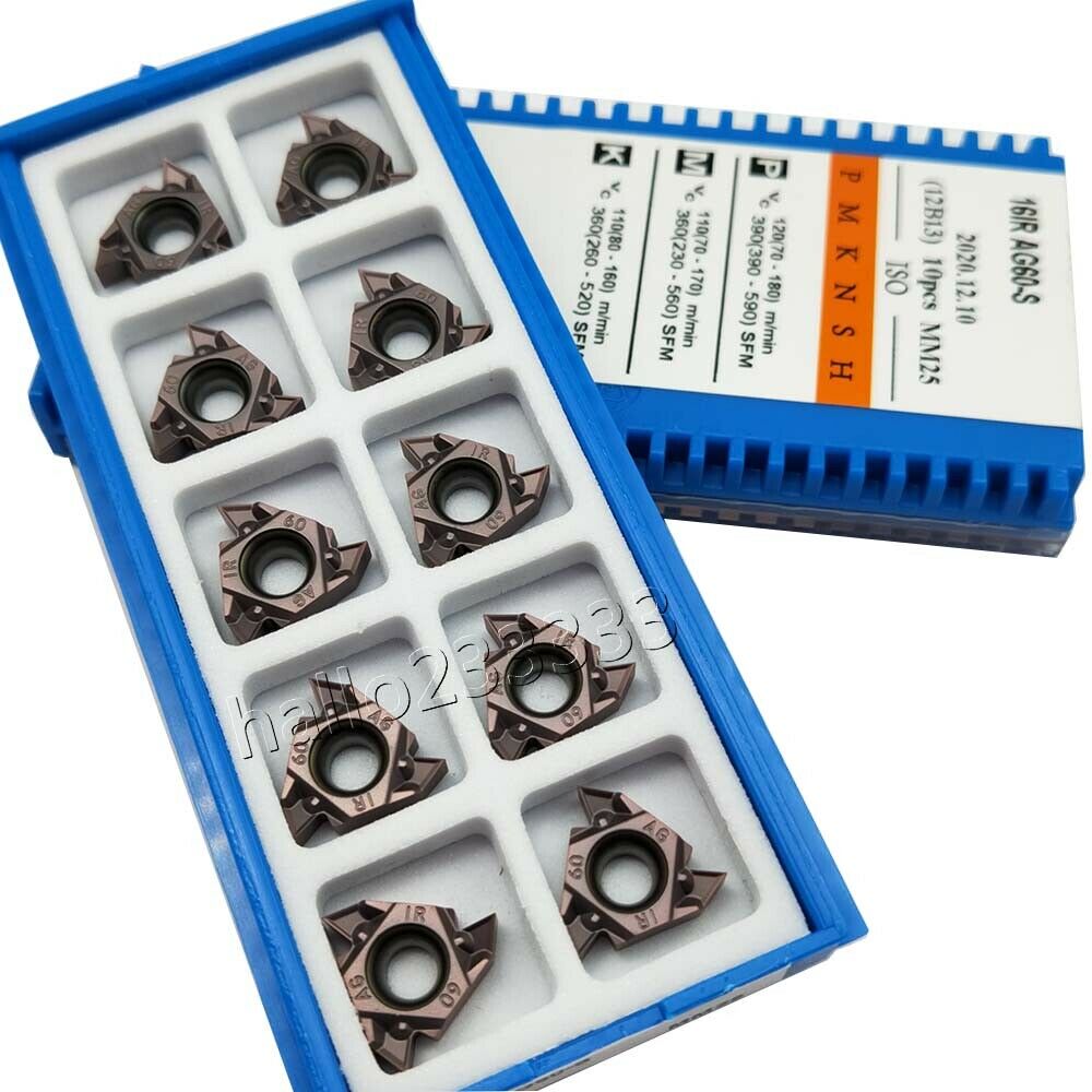 3/8''16IR AG60 16IR AG60-S MM25 carbide Threading Insert For SNR holde For steel