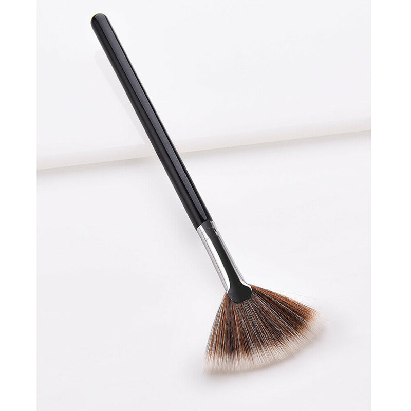 Professional Small Face Powder Foundation Blush Fan Brush Make Up Tools