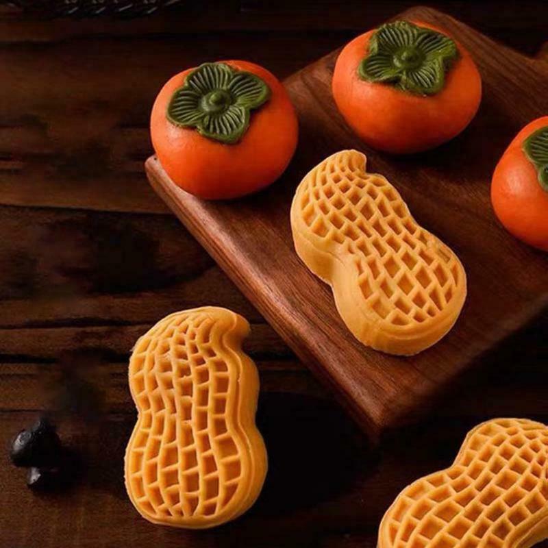 Sugarcraft Mooncake Mould Silicone Cartoon Bakeware Hand-Pressure Mooncake Mold