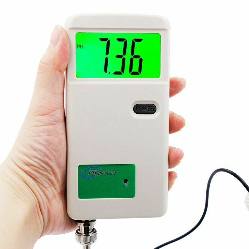 Ph Meter Digital Water Purity Tester Biochemistry Laboratory Lcd Backlight